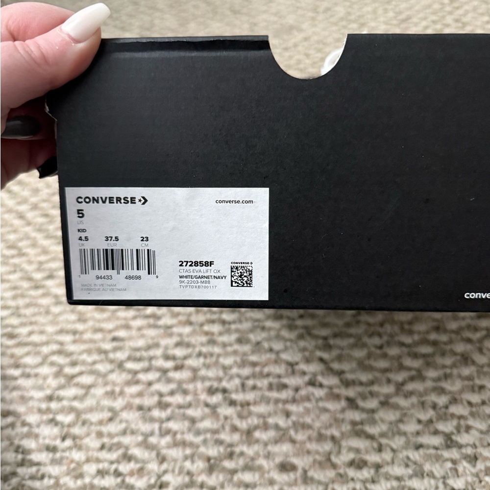 Converse White Shoes - Picture 2 of 2